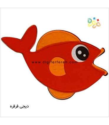عروسک مگنتی ماهی - علامت کوچکتر