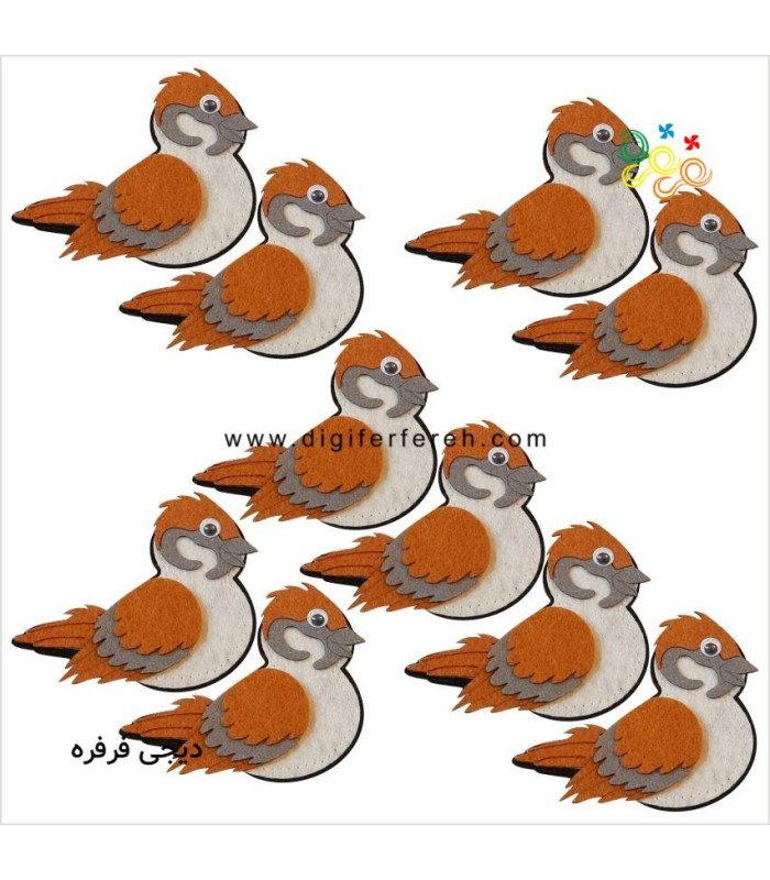 پک ده تایی گنجشگ 10 سانتی