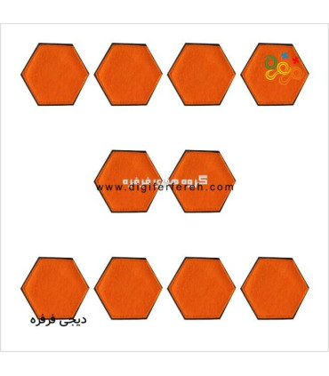  شش ضلعی 7x10cm - الگویابی