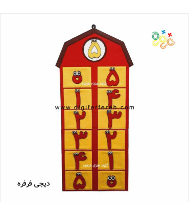 جمع نظام دار تا عدد پنج