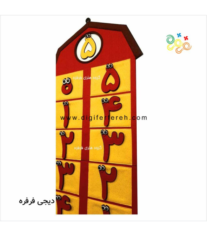 جمع نظام دار تا عدد پنج