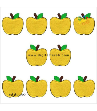 پک ده تایی سیب 7 سانتی
