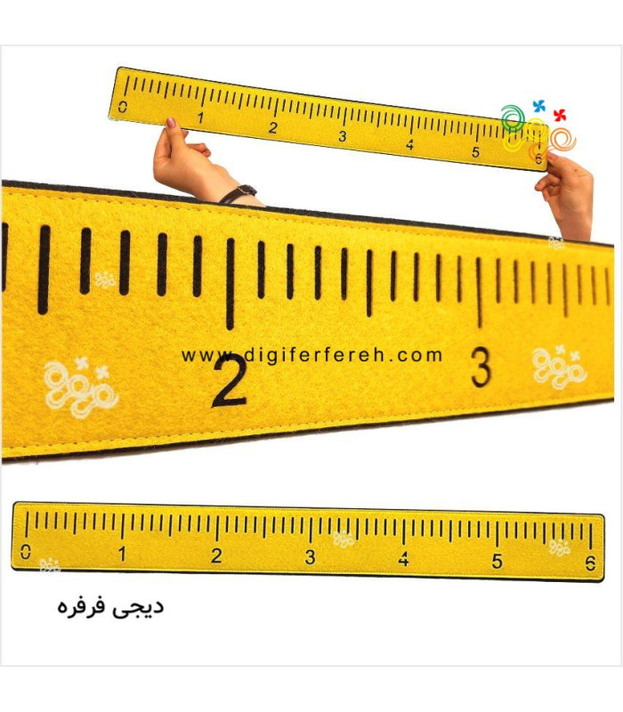 خط کش 6 واحدی 65 سانتی مگنتی