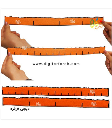 کاغذ چهار قسمتی 45 سانتی مگنتی