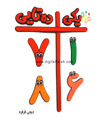 نوار یکی ده تایی بزرگ و کوچک مگنتی