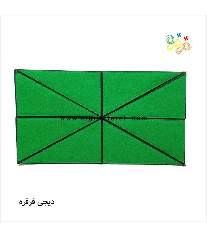 مستطیل 8 قسمتی مگنتی کسر و احتمال