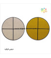 دایره 4 قسمتی مگنتی 2 عددی کرم و رنگی