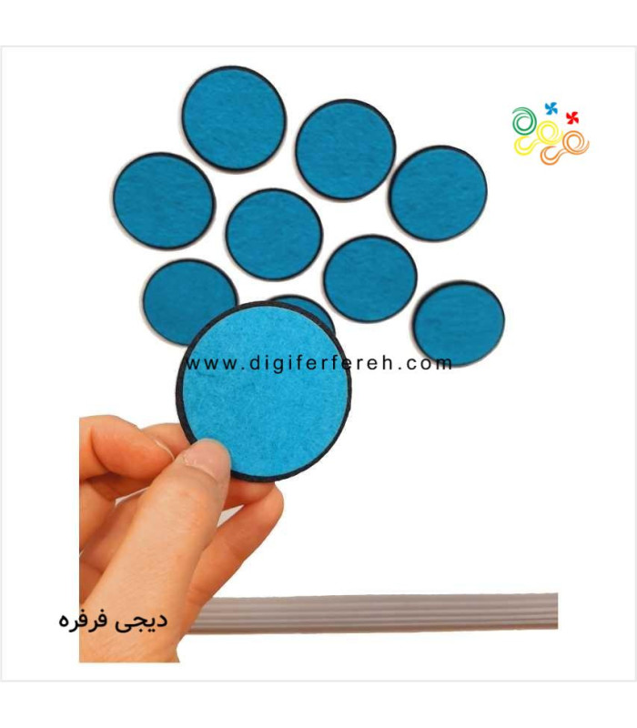 دایره 5 سانتی پک 5 عددی - آبی