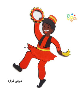 عروسک حاجی فیروز 32 سانتی مگنتی